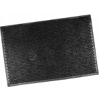 Epewex Antislip Rubber Deurmat 'Gras' 40x60 cm - Zwart