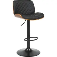 Invicta Barkruk CHICAGO 360° 89-111cm essenfineer kunstleer zwart bruin - 48797