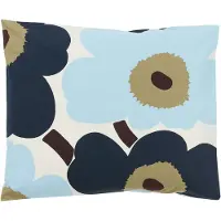 Marimekko Unikko kussensloop 50x60 cm Blueberry-off white-cold blue