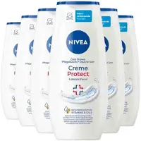 Nivea 6x Douchegel Creme Protect 250 Ml