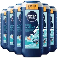 Nivea 6x Shampoo & Douchegel 3in1 Cool Marine 250 Ml