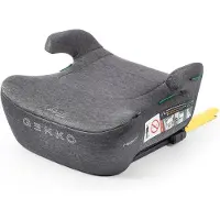 Signature Gekko Ifix 125-150cm Booster Car Seat Grijs Kinderen