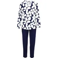 Ringella Katoenen dames pyjama nachtblauw | Maat 36