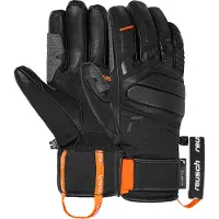 Reusch - Skihandschoenen - Speed Project Black voor Unisex van Siliconen - Maat 9 - Zwart