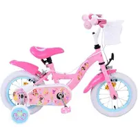 Volare Magic Royals Kinderfiets - Meisjes - 12 inch - Roze - Twee Handremmen