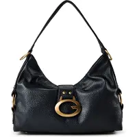 GUESS Dames Schoudertassen Camden Shoulder Bag - Zwart - Maat ONESIZE