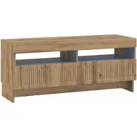 vidaXL 5-delige LED TV-kast Artisanaal eiken Bewerkt hout