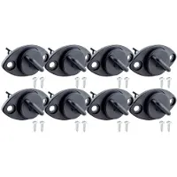 Jojomino 8 Stuks Universele Boot Garboard Afvoerplug Spiegel Bung Gat Afvoer voor Kajak Kano Peddle Boot Accessoires