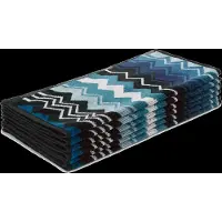 Missoni Gezichtsdoekje Giacomo Blue (Set van 6) (30 x 30 cm)