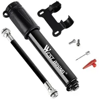 ISTOVO WEST BIKING 100Psi Bike Pump Bicycle Hand Air Pump Tire Inflator Schrader Presta Valve MTB Road Cycling Pump
