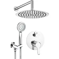 Deante Inbouw doucheset, thermostaatkraan, regendouche, chroom