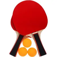 ABOOFAN 1 set tafeltennislatten voor beginners met ballen en oefenlatten