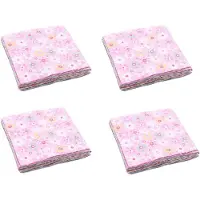ISTOVO Fabric Patchwork Cotton Material Batiks Mixed Squares Bundle, 10 x 10cm, 200-Pack