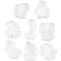 ABOOFAN 8 stuks plastic dierenkoekjesvormen voor in de keuken