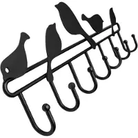 ABOOFAN Metalen wandkapstok, houder voor en kleding