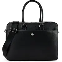 Lacoste Business Aktentas 39 cm Laptopvak zwart