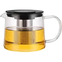 ABOOFAN 1 stuks 1500 ml huishoudelijke glazen theepot hittebestendig