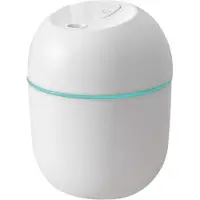 Jojomino Luchtbevochtiger USB Klein 220 ml Mini Draagbare Koele Mist Diffuser voor Slaapkamer Kantoor Bureau Auto Reizen Aroma Verstuiver, Wit