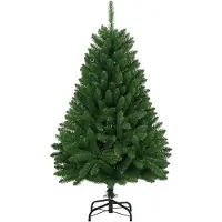 vidaXL Kunstkerstboom met scharnieren en standaard 150 cm