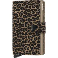 Secrid Miniwallet Portemonnee Leo beige