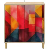 vidaXL Dressoir HEESCH, Sonoma, 69 x 33 x 75 cm, houtvezelplaat