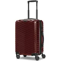 Redolz Essentials 18 2.0 4 wielen Cabinewagen S 55 cm met uitbreidingsplooi - Harde bagage - TSA slot - metallic-red shiny