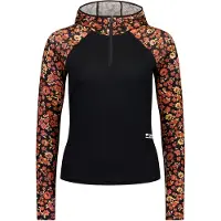 Mons Royale - Women's Bella Merino Long Sleeve Hood - Merino-ondergoed M, zwart