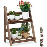 OEM Hoge kast - 2 deuren - 41x24x51,5 cm - Hout - Kant-en-klaar - Geschikt voor binnen- en buitengebruik - Kantoor - Woonkamer - Tuin - Dressoir