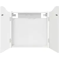 vidaXL Dartbord Kabinet Wit 56 x 12 x 63 cm Bewerkt hout