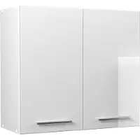Vicco Hangkast Fame-Line, Wit Hoogglans/Wit, 80 cm