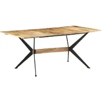 Syfax Eettafel 180x90x76 cm massief mangohout