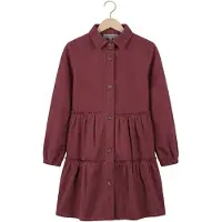 Koko Noko Meisjes Kleedjes M60913 - Bordeaux - Maat 86