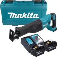 Makita DJR 186 ZK accu reciprozaag 18 V + koffer - zonder accu, zonder oplader