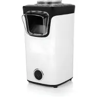 Tyr Popcorn Machine - Hetelucht Popcornmaker - Popcorn Machine zonder Olie - Wit - 17cm x 14cm x 25cm