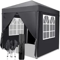 Sonstiges Paviljoen, 2x2 meter, hoogte verstelbaar, waterdicht, grijs, met 4 zijpanelen