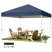 Hawthyhome Pop-up tent 3x3 meter, waterdicht, UV-bescherming 50+, in hoogte verstelbaar, blauw
