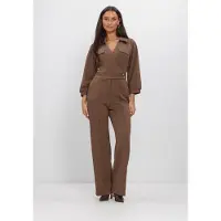 Aaiko Dames Jumpsuits Vion Vis 147 - Bruin - Maat XS