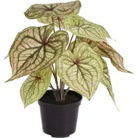 Maxifleur Kunstplanten Syngonium Pink Ruby kunstplant 28cm in kweekpot