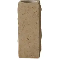 Botané Limestone Edge marmeren vaas medium, 30 cm