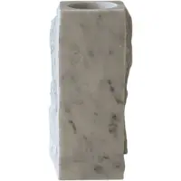 Botané Carrara Edge marmeren vaas medium, 30 cm