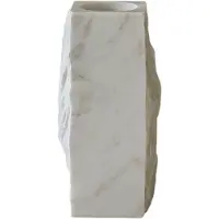 Botané Edge Vaas Small - Vazen Steen White Carrara - BOT-EDG-CARR-S