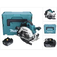 Makita DHS 661 F1J accu-handcirkelzaag 18 V 165 mm borstelloos + 1x accu 3,0 Ah + Makpac - zonder oplader