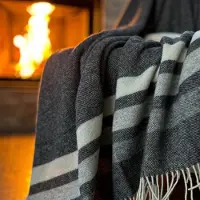 Cozy Blankets Luxe Nieuw-Zeelandse wollen plaid 140x200cm - Warm en ademend