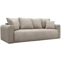 Sweeek 3 zits slaapbank met opbergruimte corduroy Taupe
