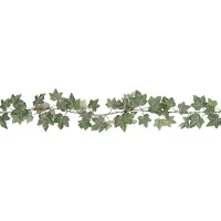 Clayre & Eef Kunstbloem Groen Kunststof