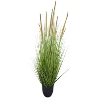 Oosterik Home Pennisetum siergras in pot H 133 cm kunstplant