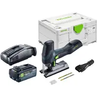 Festool PSC-E 18 EB-Basic accu pendel-decoupeerzaag 18 V 40 mm + 1x accu 8,0 Ah + oplader + Systainer