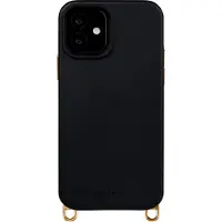 Selencia Rivièra MagSafe Backcover met afneembare haakjes voor de iPhone 12 / 12 Pro - Velvet Black