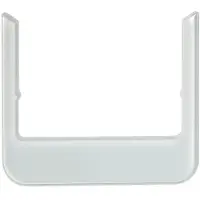 Hager Berker Design Frame - Afgerond - Polair Wit Glas - WD1131