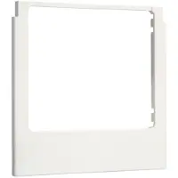 Hager Berker Hoekig Design Montuur Mat Polair Wit - WD1211 [2 stuks]